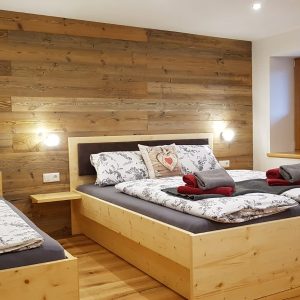 Dreibettzimmer Bergblick