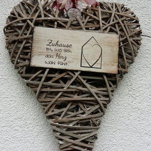 Zuhause ist wo sich das Herz wohl fühlt.